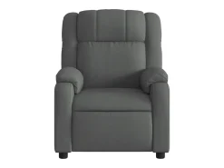 Best Poltrona Reclinável | Poltrona Confortável Relax tecido cinzento-escuro SHL170843 Cinza antracite