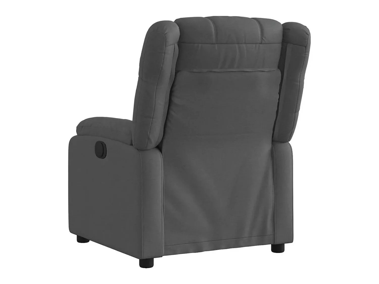 Best Poltrona Reclinável | Poltrona Confortável Relax tecido cinzento-escuro SHL170843 Cinza antracite