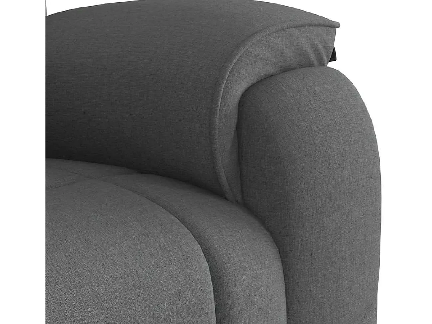Poltrona| Poltrona Reclinável | Poltrona Confortável Relax tecido cinzento-escuro SHL95618 Cinza antracite