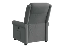 Poltrona| Poltrona Reclinável | Poltrona Confortável Relax tecido cinzento-escuro SHL222925 Cinza antracite