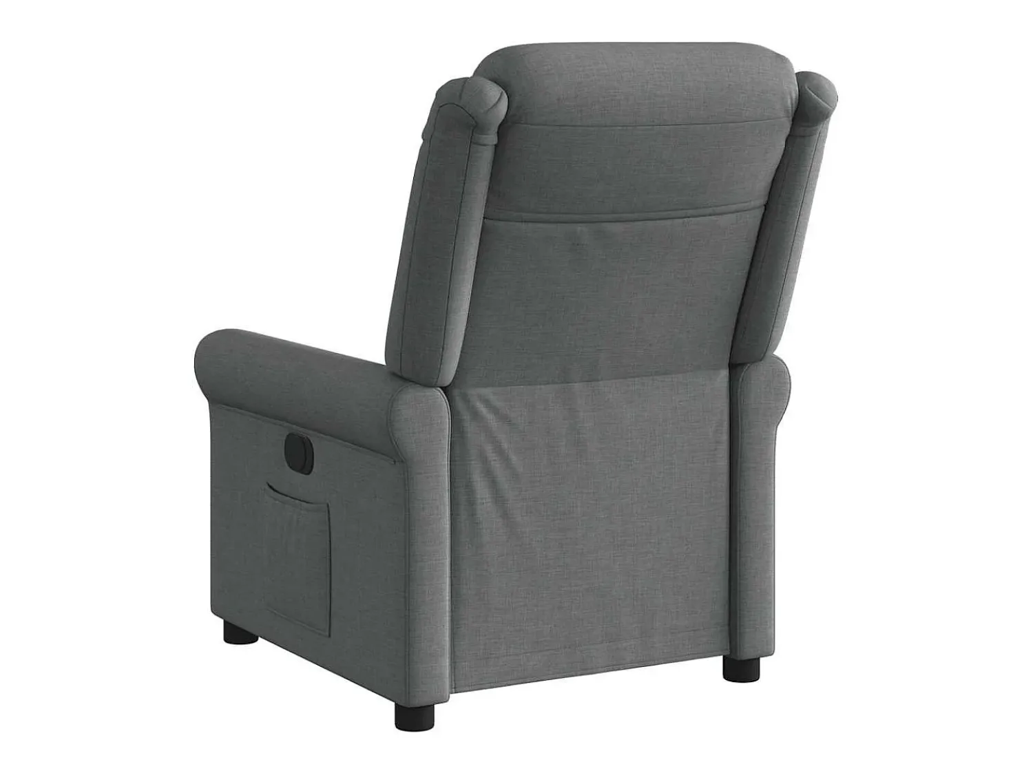 Poltrona| Poltrona Reclinável | Poltrona Confortável Relax tecido cinzento-escuro SHL222925 Cinza antracite