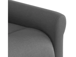 Poltrona| Poltrona Reclinável | Poltrona Confortável Relax tecido cinzento-escuro SHL222925 Cinza antracite