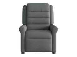 Poltrona| Poltrona Reclinável | Poltrona Confortável Relax tecido cinzento-escuro SHL222925 Cinza antracite