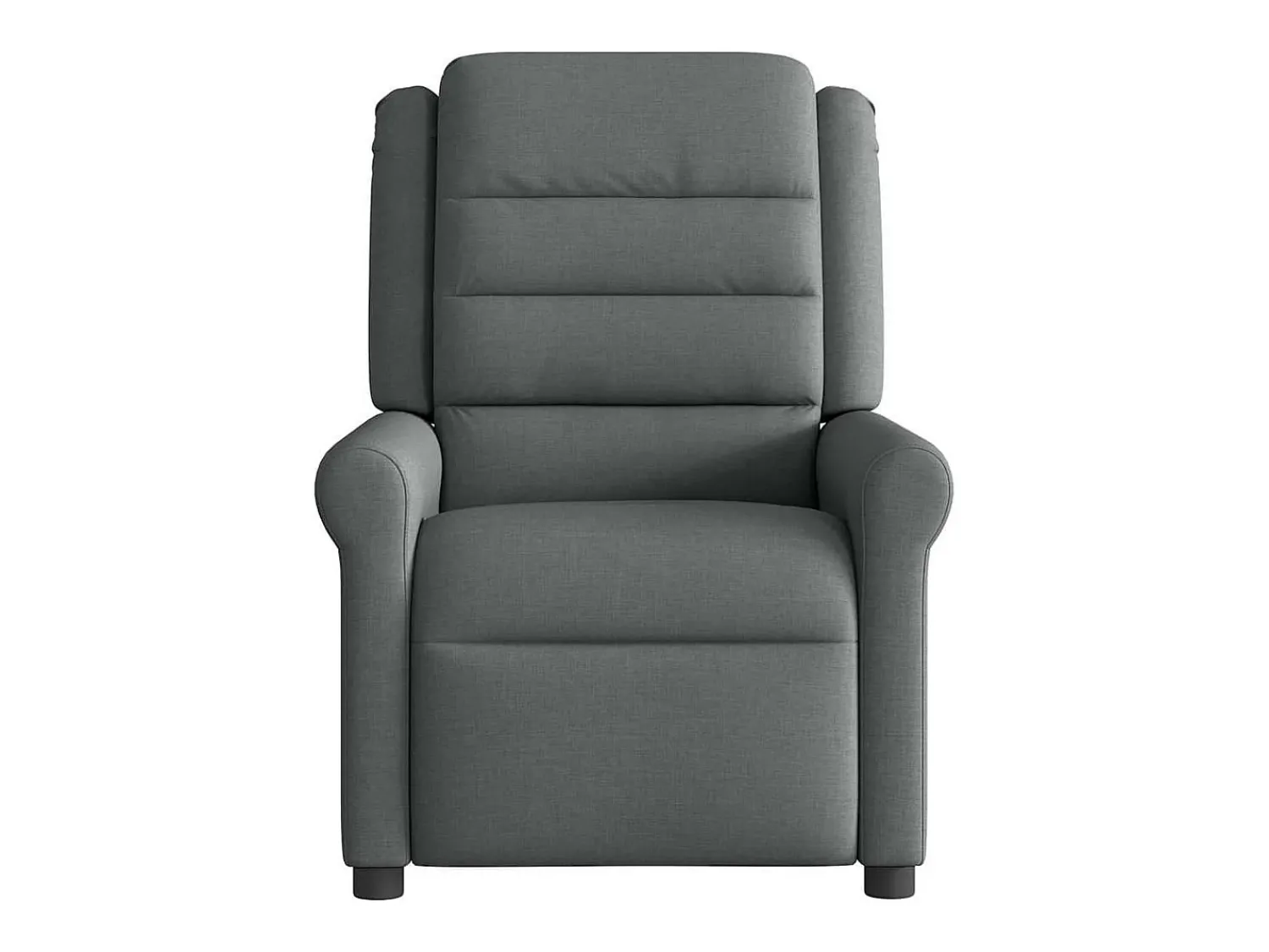 Poltrona| Poltrona Reclinável | Poltrona Confortável Relax tecido cinzento-escuro SHL222925 Cinza antracite