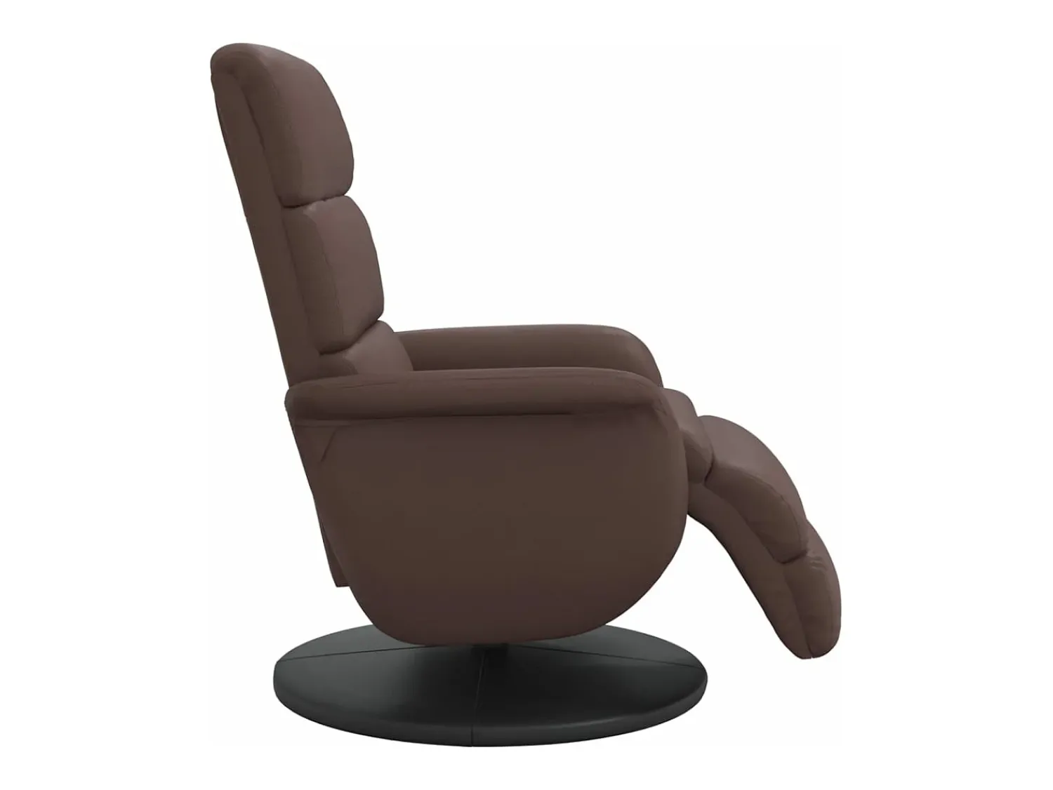 Sale vidaxl Poltrona reclinável c/ apoio de pés couro artificial Castanho