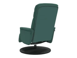 Poltrona| Poltrona reclinável com apoio de pés veludo verde-escuro SHL873377 Verde pinho