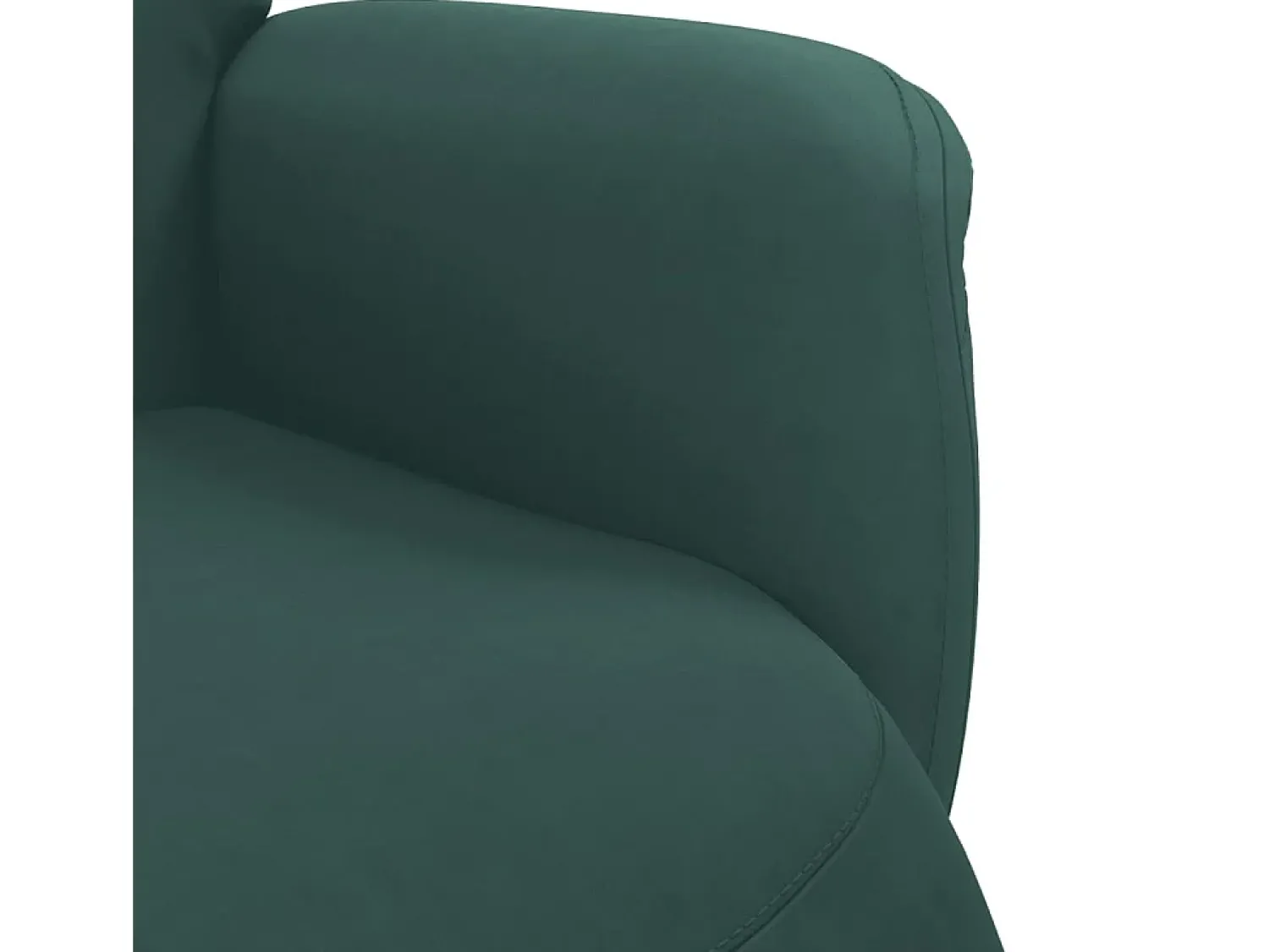 Poltrona| Poltrona reclinável com apoio de pés veludo verde-escuro SHL873377 Verde pinho