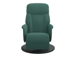 Poltrona| Poltrona reclinável com apoio de pés veludo verde-escuro SHL873377 Verde pinho