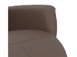 Poltrona reclinável com apoio de pés couro artificial SHL405065^ Poltrona