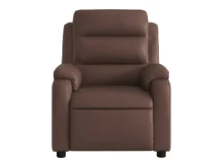Discount Poltrona reclinável couro artificial SHL139711 Castanho