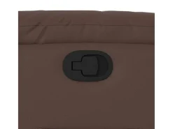 Discount Poltrona reclinável couro artificial SHL139711 Castanho