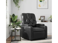 Poltrona* Poltrona reclinável couro artificial SHL809003 Preto