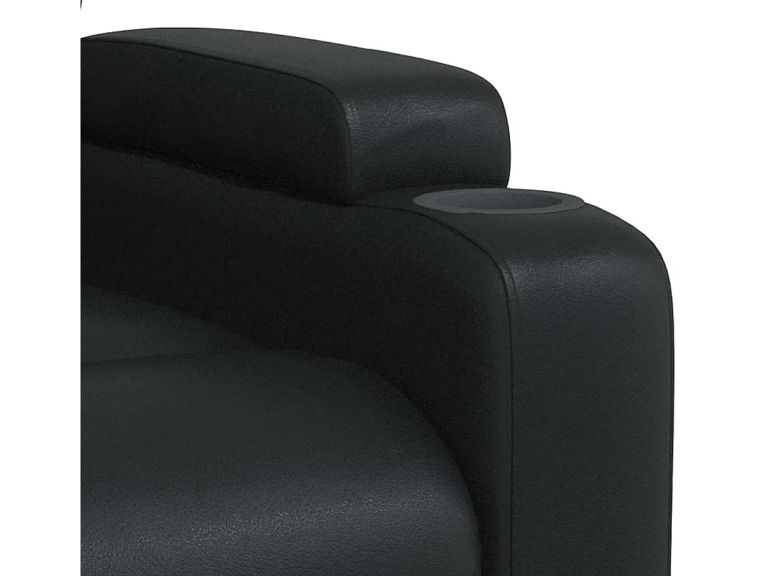 Poltrona* Poltrona reclinável couro artificial SHL809003 Preto