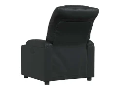 Best Poltrona reclinável couro artificial SHL661943 Preto