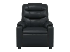 Best Poltrona reclinável couro artificial SHL661943 Preto