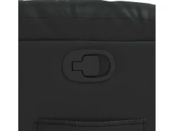 Best Poltrona reclinável couro artificial SHL661943 Preto
