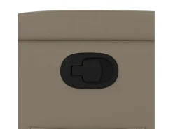 Poltrona reclinável couro artificial cor cappuccino SHL335230^ Poltrona