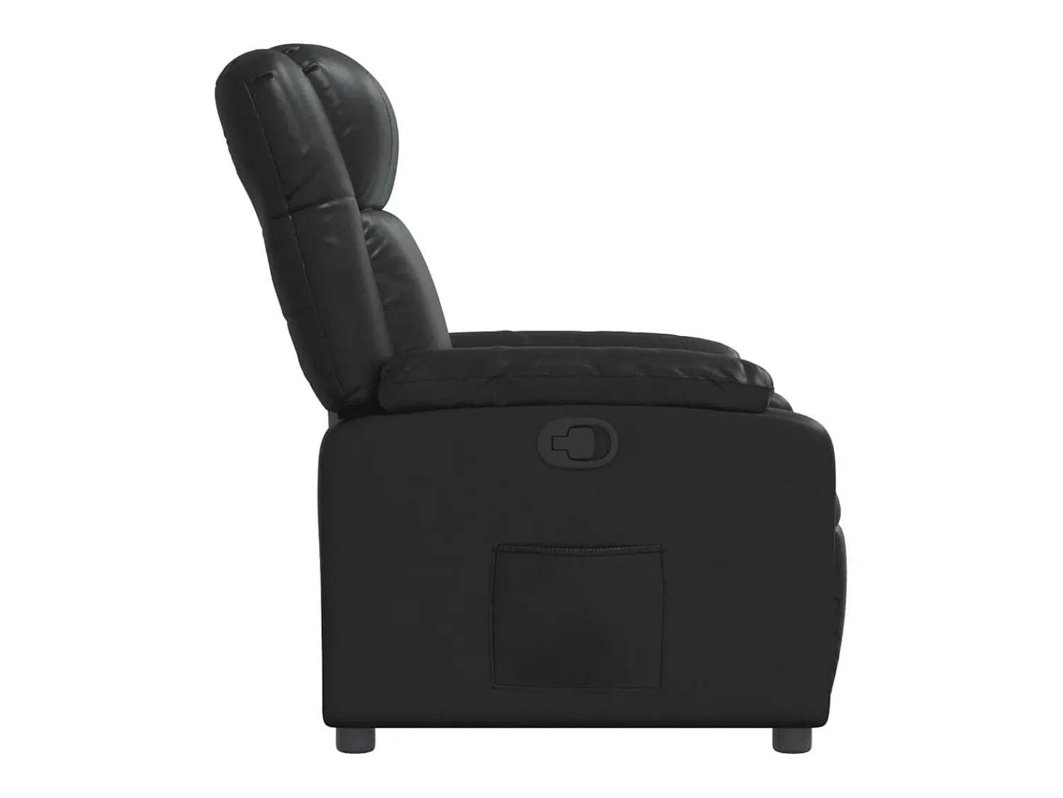 Poltrona| Poltrona reclinável couro artificial SHL858559 Preto