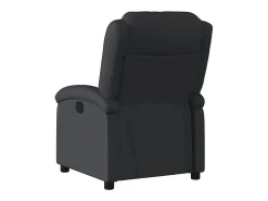 Poltrona* Poltrona reclinável couro genuíno PT452797 Preto
