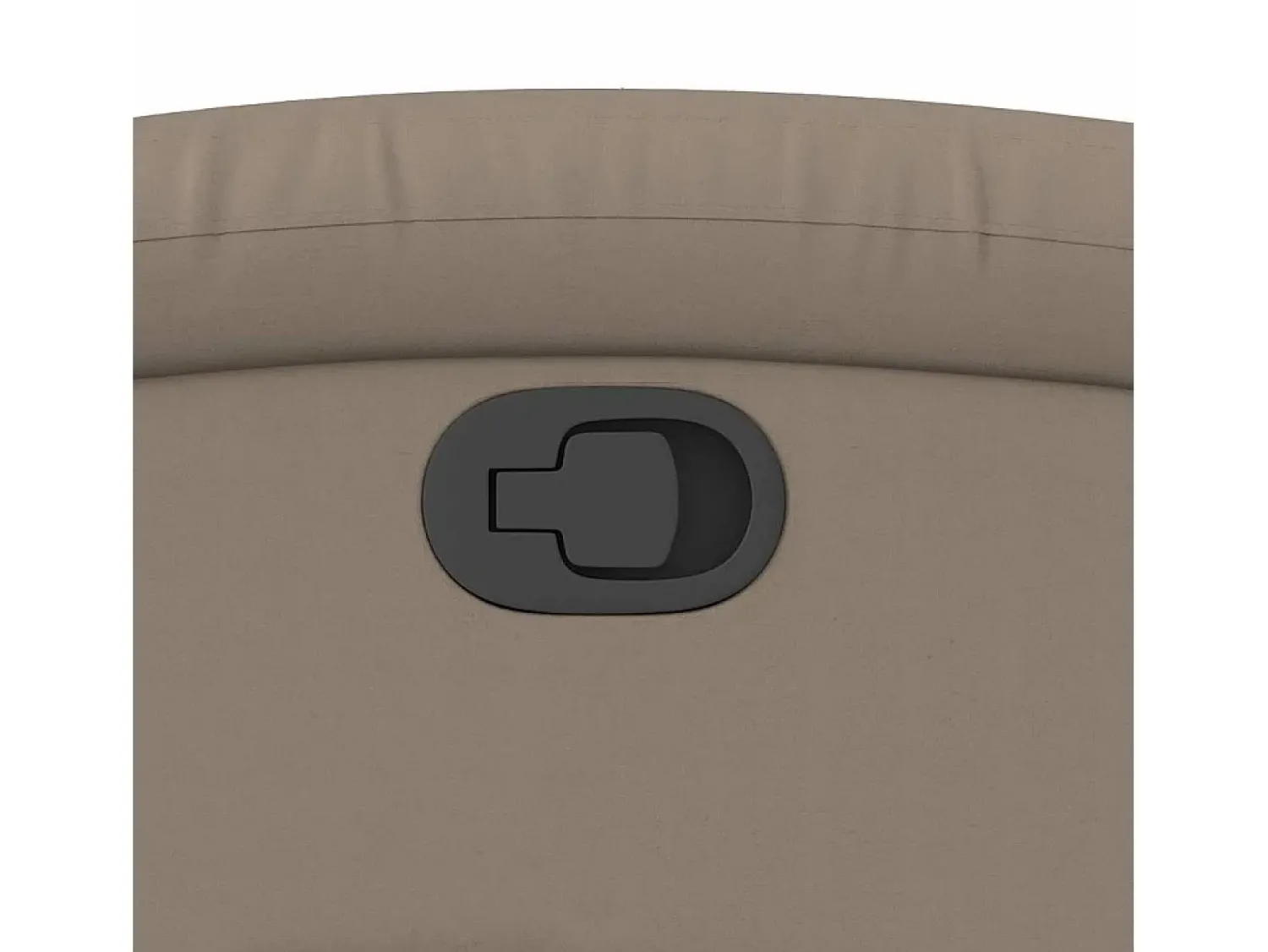 Poltrona| Poltrona reclinável couro artificial cor cappuccino SHL349614 Castanho