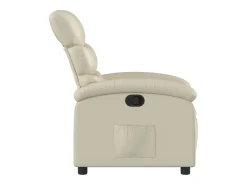Poltrona| Poltrona reclinável couro artificial cor PT846389 Creme