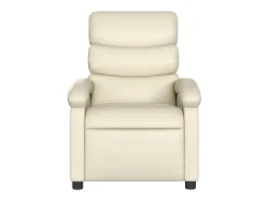 Poltrona| Poltrona reclinável couro artificial cor PT846389 Creme