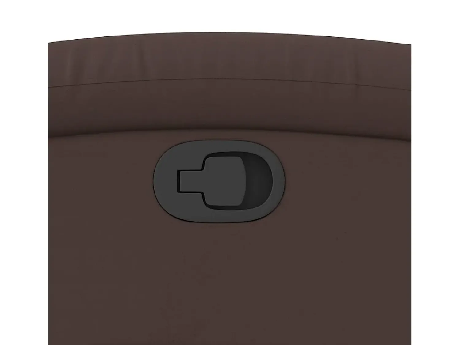 Poltrona| Poltrona reclinável couro artificial SHL852271 Castanho