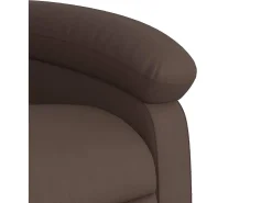 Poltrona| Poltrona reclinável couro artificial SHL852271 Castanho