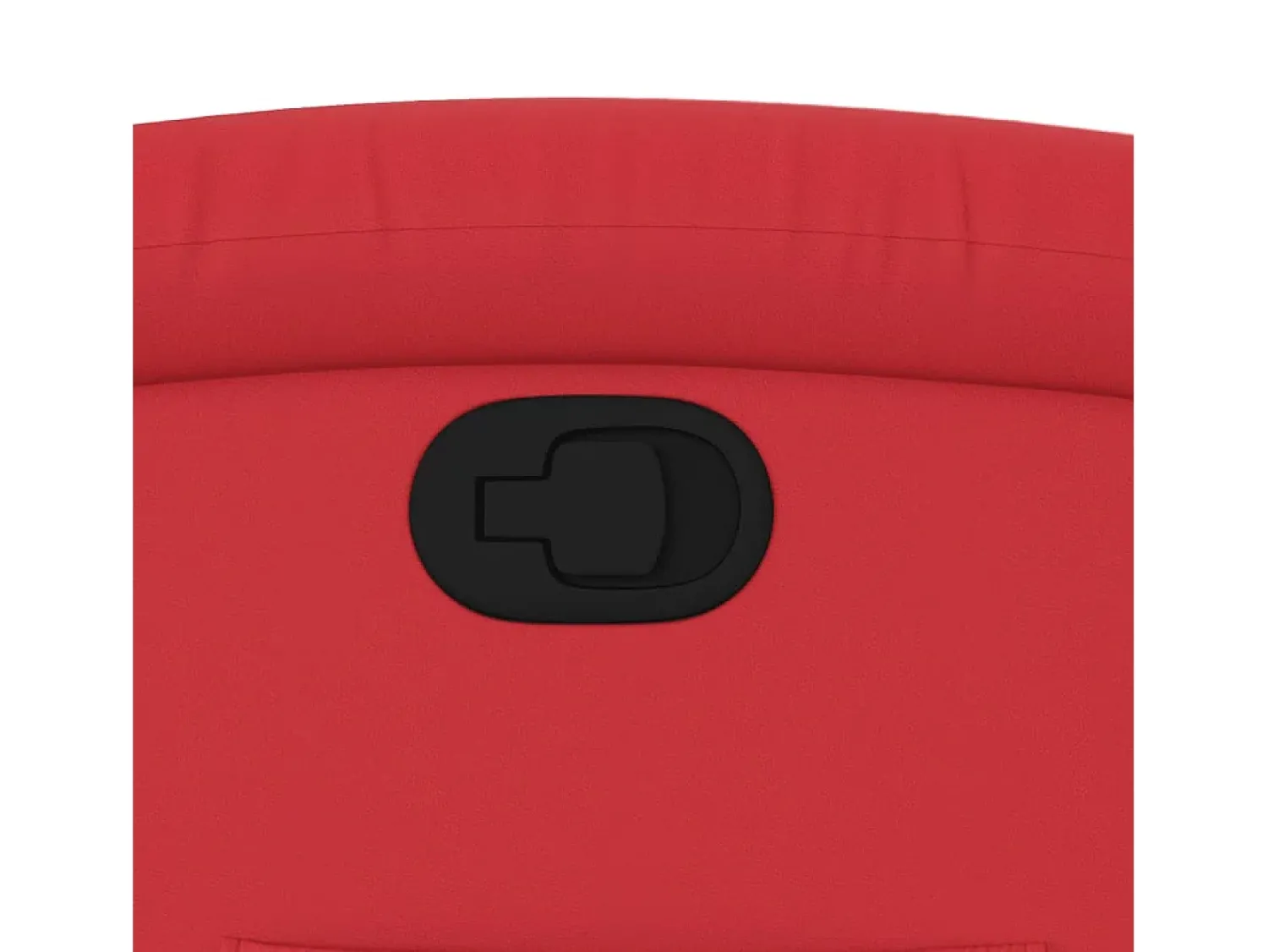 Clearance vidaxl Poltrona reclinável couro artificial Vermelho