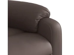 New Poltrona reclinável couro artificial SHL240708 Castanho