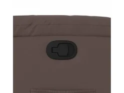New Poltrona reclinável couro artificial SHL240708 Castanho