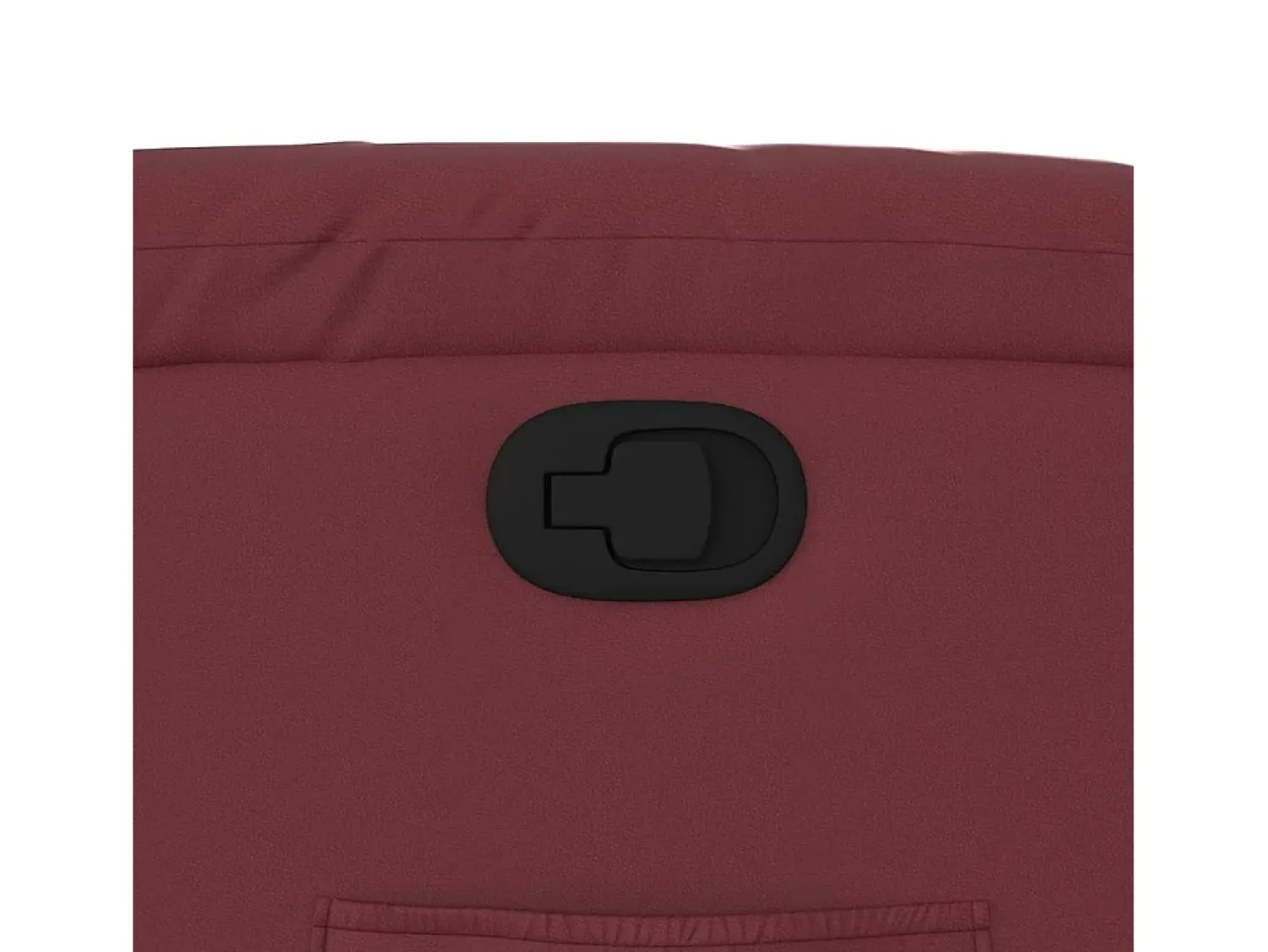 Poltrona* Poltrona reclinável couro artificial tinto SHL649433 Vermelho