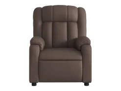 Poltrona reclinável couro artificial SHL752333^ Poltrona