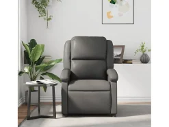 Poltrona reclinável couro artificial SHL80320^ Poltrona