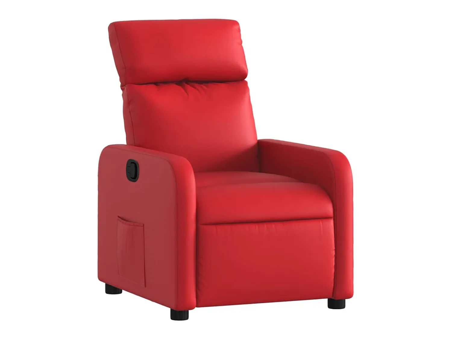 Poltrona| Poltrona reclinável couro artificial PT586220 Vermelho