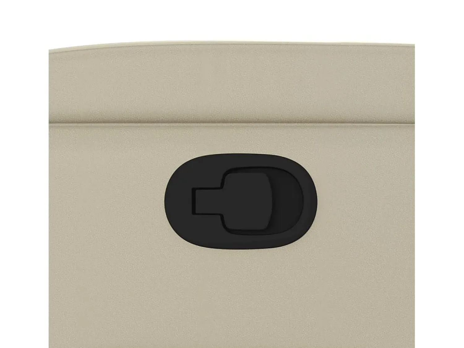 Poltrona* Poltrona reclinável couro artificial cor SHL265646 Creme