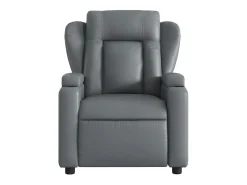 Poltrona* Poltrona reclinável couro artificial SHL218968 Cinzento