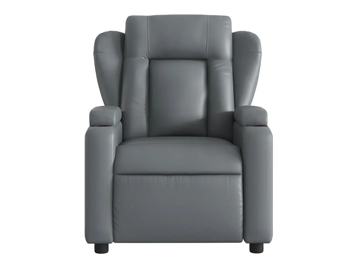 Poltrona* Poltrona reclinável couro artificial SHL218968 Cinzento