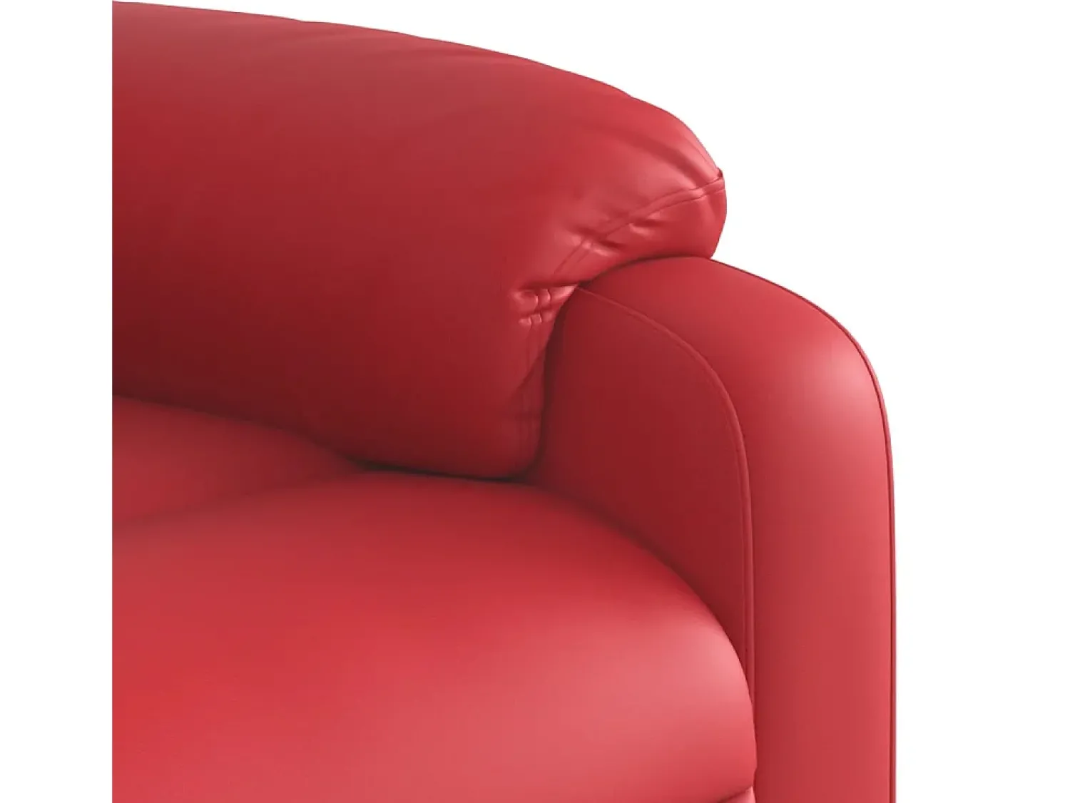 Poltrona|vidaxl Poltrona reclinável couro artificial Vermelho