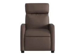 Poltrona* Poltrona reclinável couro artificial SHL425702 Castanho
