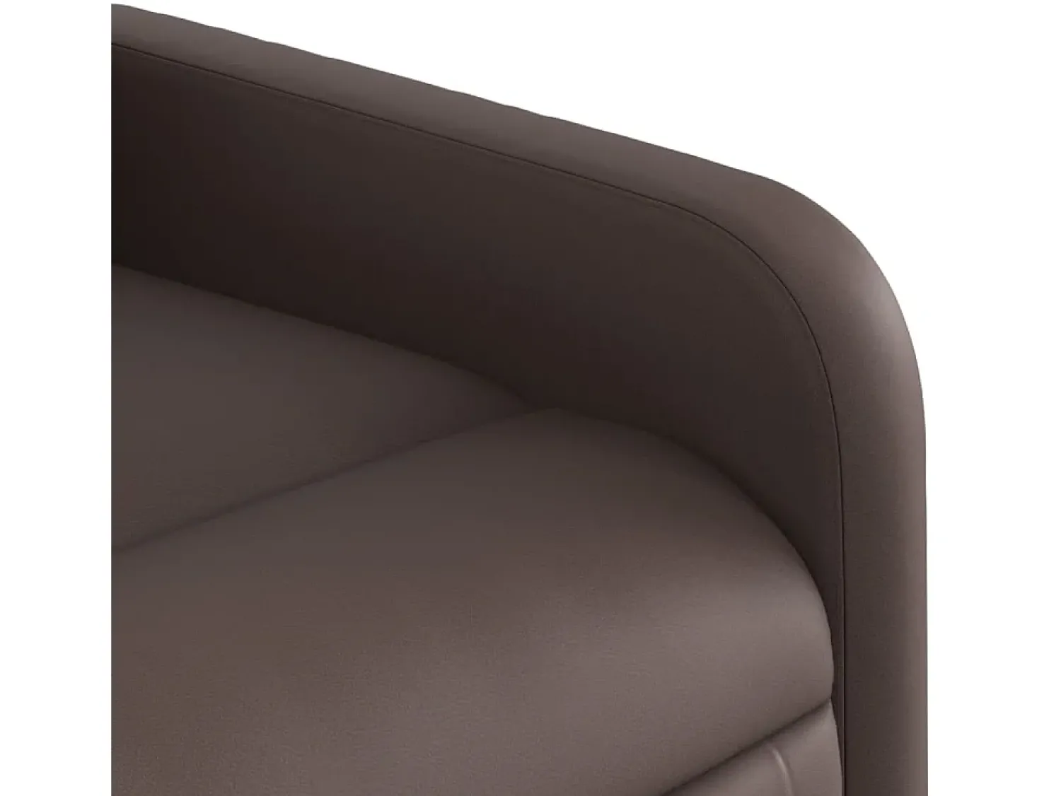 Poltrona* Poltrona reclinável couro artificial SHL425702 Castanho