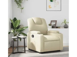 Poltrona| Poltrona reclinável couro artificial cor SHL404887 Creme