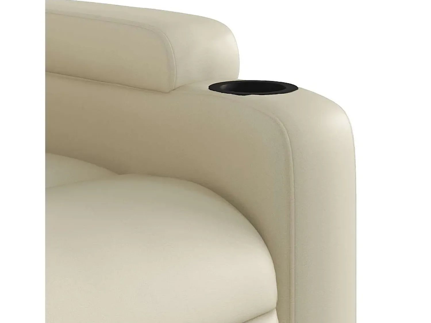 Poltrona| Poltrona reclinável couro artificial cor SHL404887 Creme