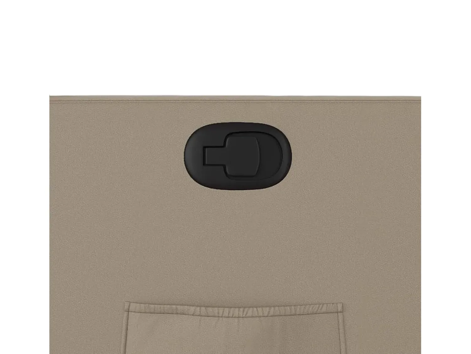 Poltrona| Poltrona reclinável couro artificial cor cappuccino SHL342435 Castanho