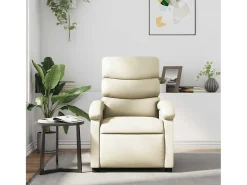 Poltrona reclinável couro artificial cor SHL715460^ Poltrona