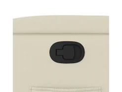 Clearance Poltrona reclinável couro artificial cor SHL146774 Creme