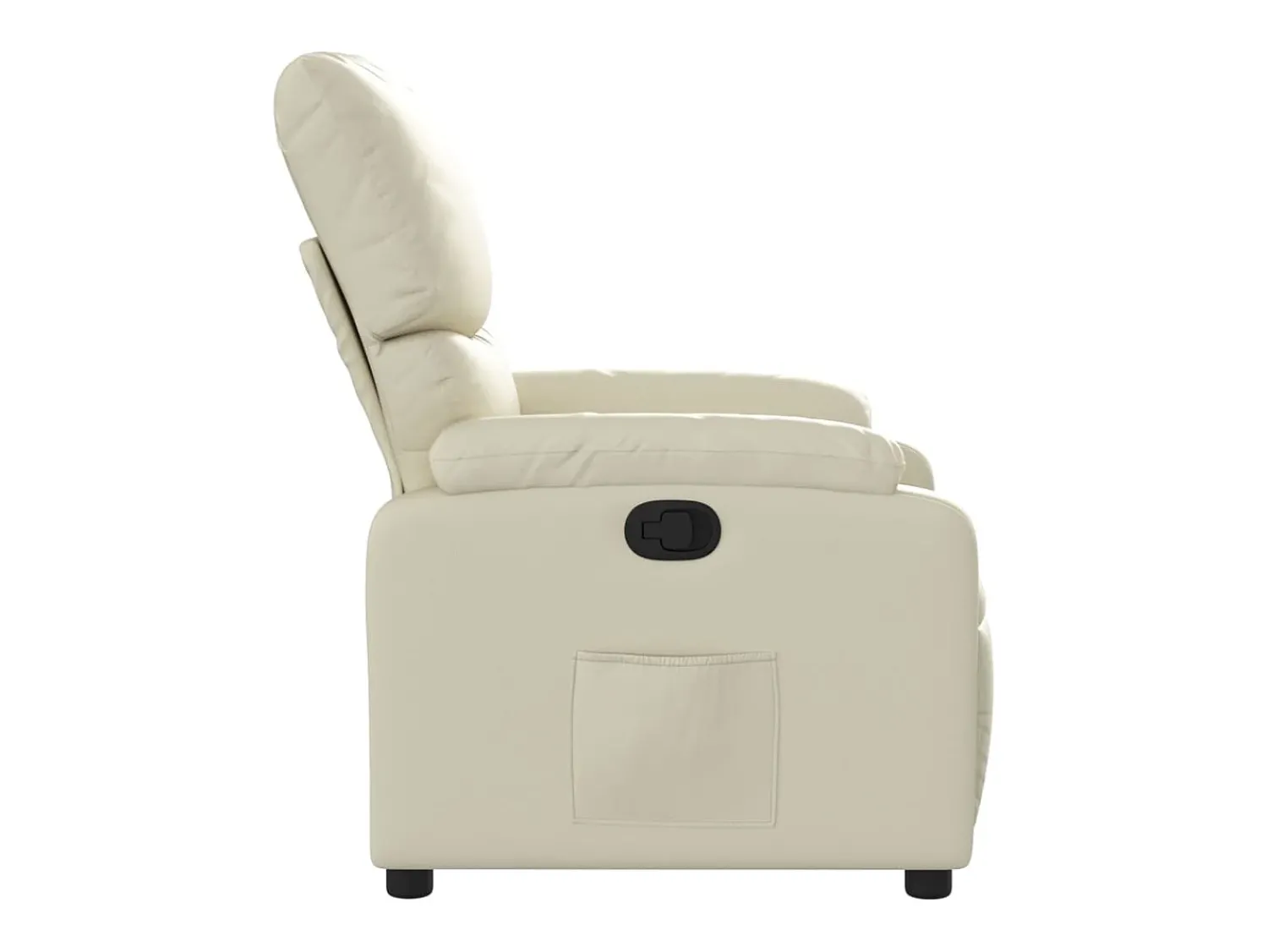 Poltrona reclinável couro artificial cor PT527735^ Poltrona