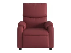 Poltrona reclinável couro artificial tinto SHL170471^ Poltrona