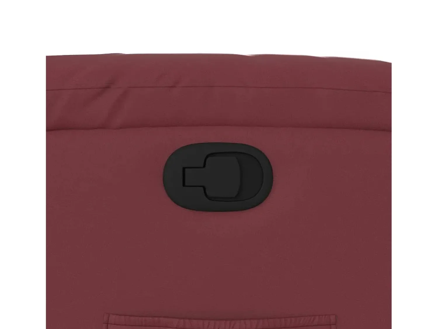 Poltrona reclinável couro artificial tinto SHL170471^ Poltrona