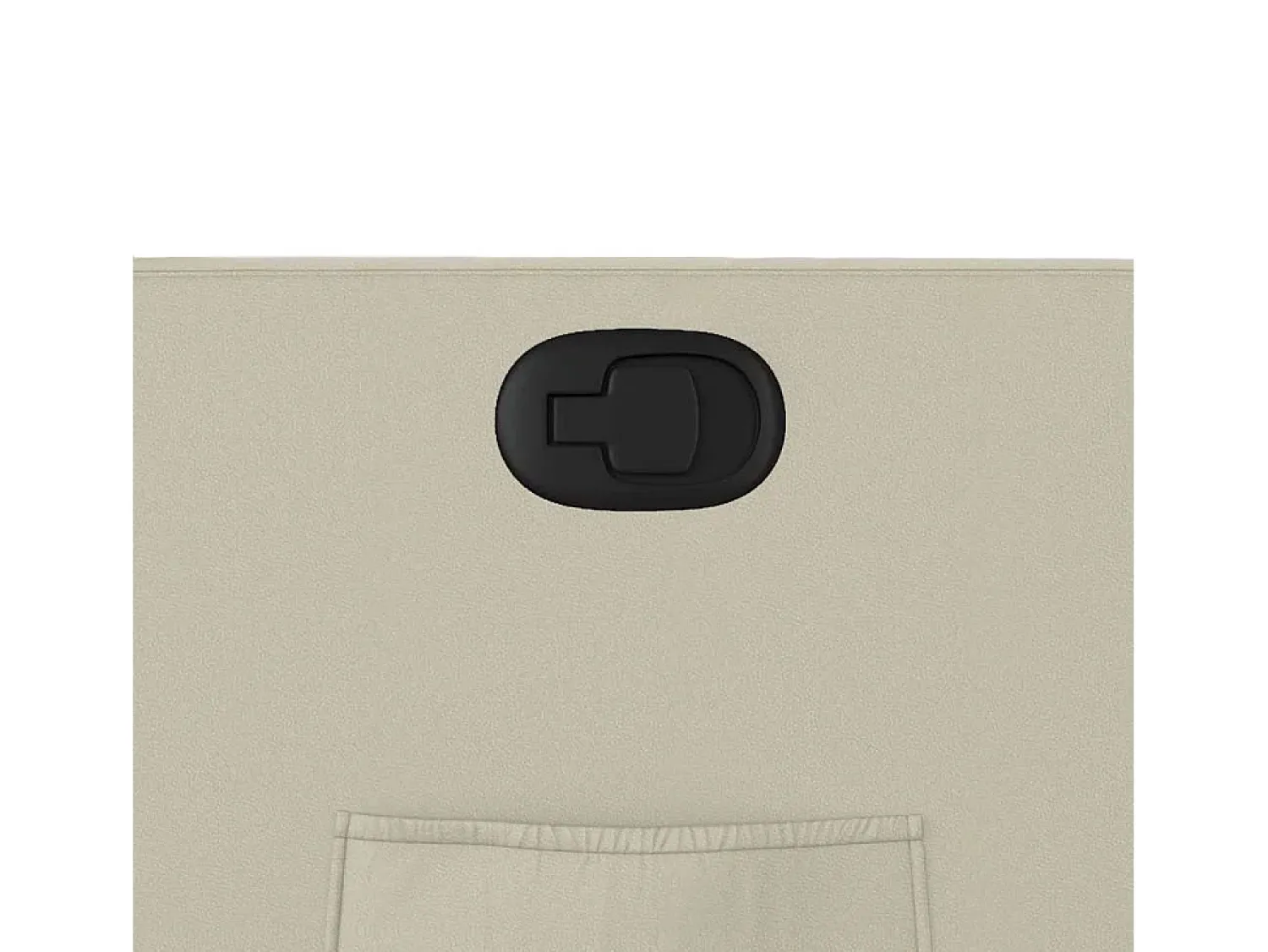 Poltrona* Poltrona reclinável couro artificial cor SHL177316 Creme